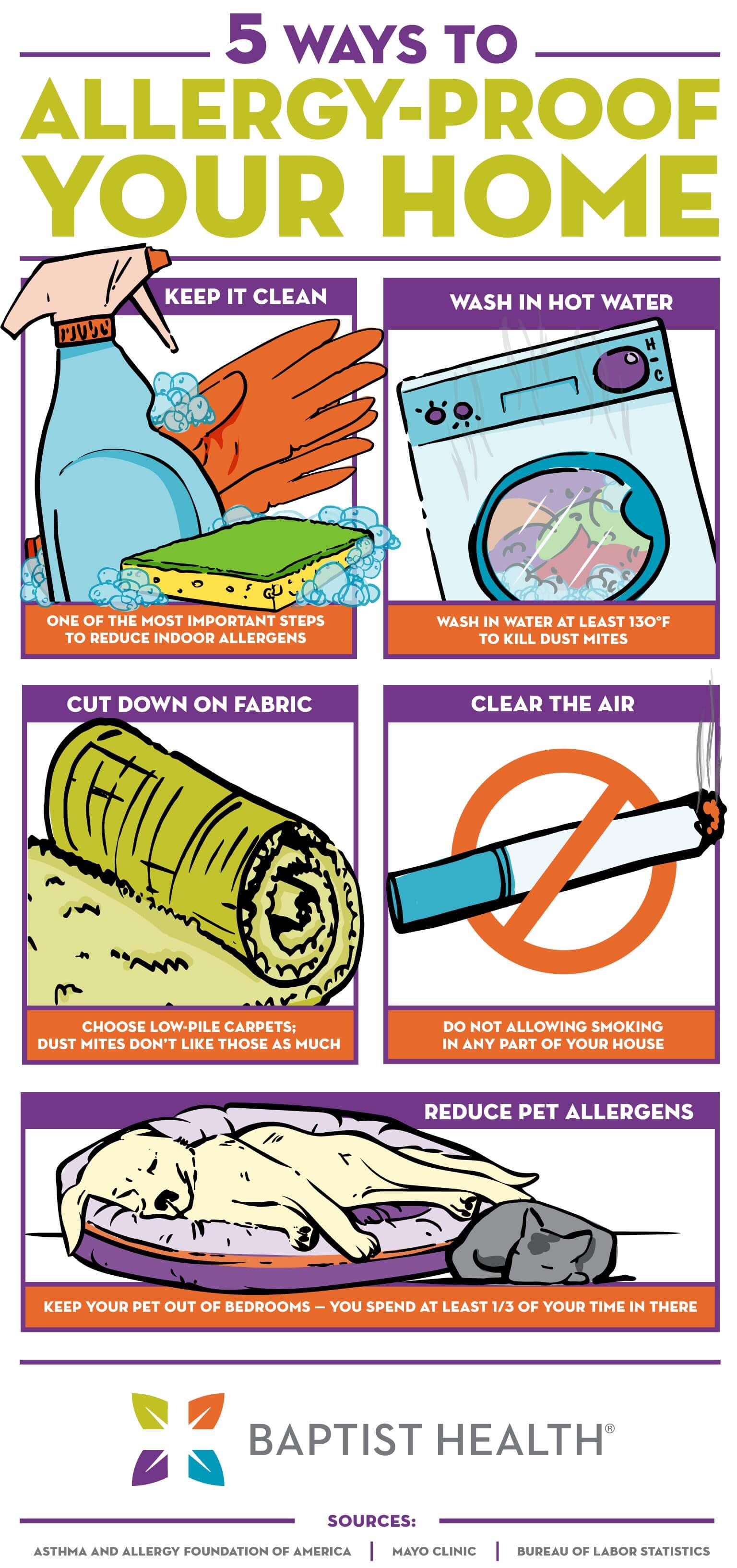 inforgraphic-Allergy Proof Your House